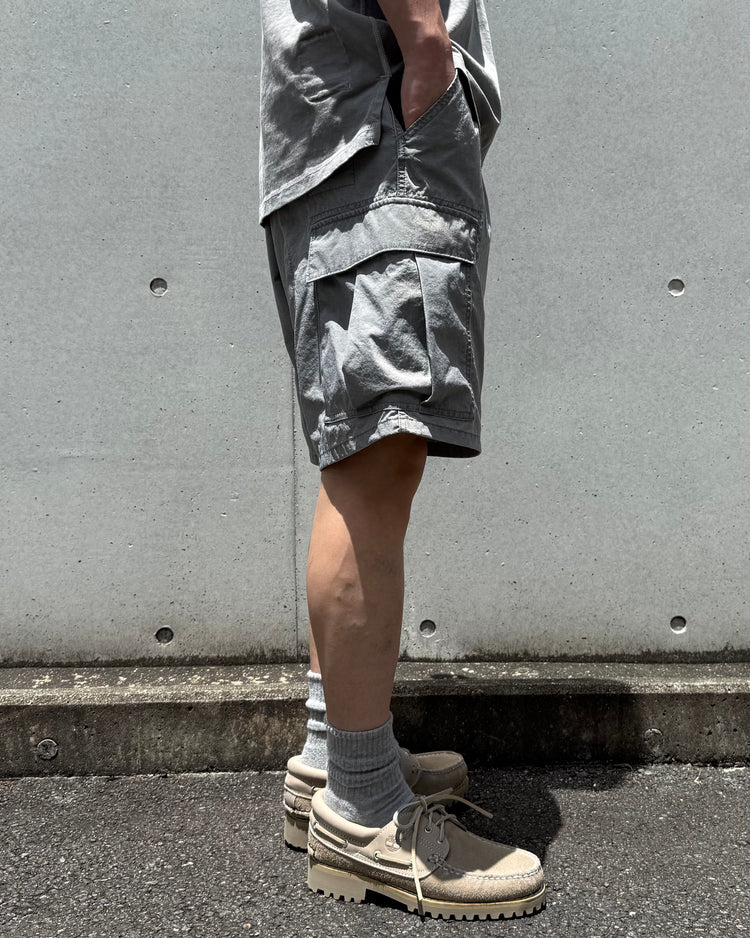 nonnative / TROOPER 6P SHORTS NYLON OXFORD PIGMENT DYE / GRAY / NN-P4831