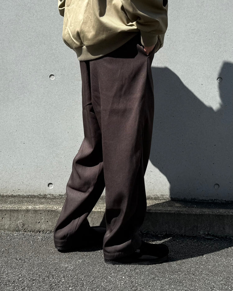DESCENDANT / CLASP WEBBING TROUSERS / BROWN / 252TQDS-PTM02