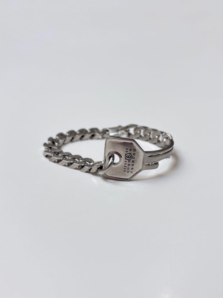 MM⑥ Maison Margiela / Key Male Bracelet / Silver / SM7UY0019