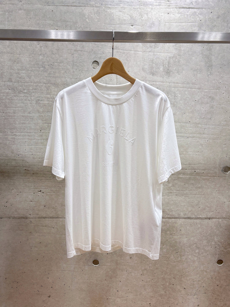MM⑥ Maison Margiela / MM6 プリントs/s t-shirt / WHITE / S62GD225M20048