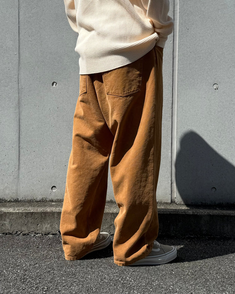 DESCENDANT / 1995 DUCK TROUSERS BAGGY / BROWN / 252WVDS-PTM05