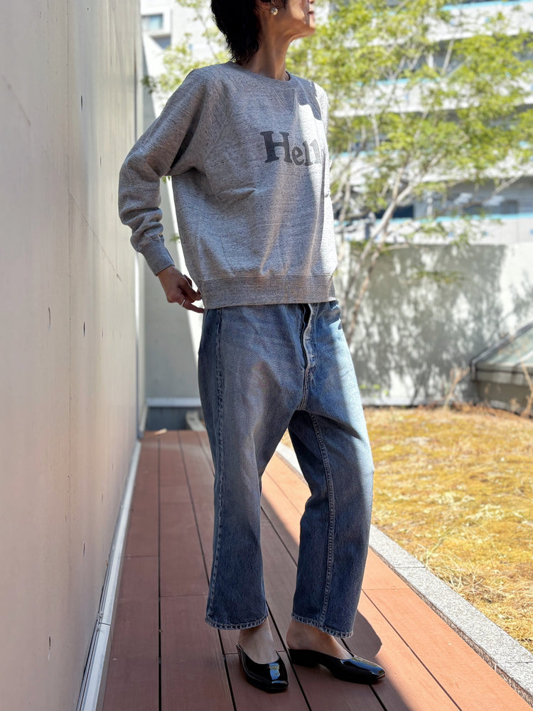 MADISONBLUE / HELLO SWEAT L/S URAKE / LT.GRAY / MB264-7010