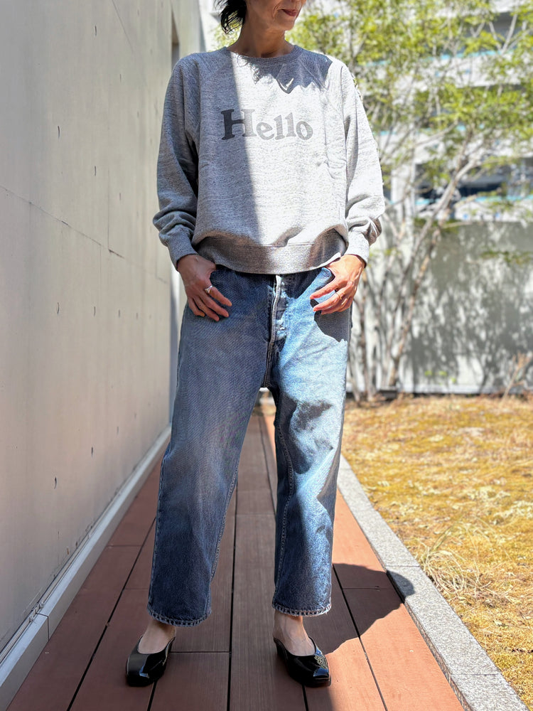 MADISONBLUE / HELLO SWEAT L/S URAKE / LT.GRAY / MB264-7010