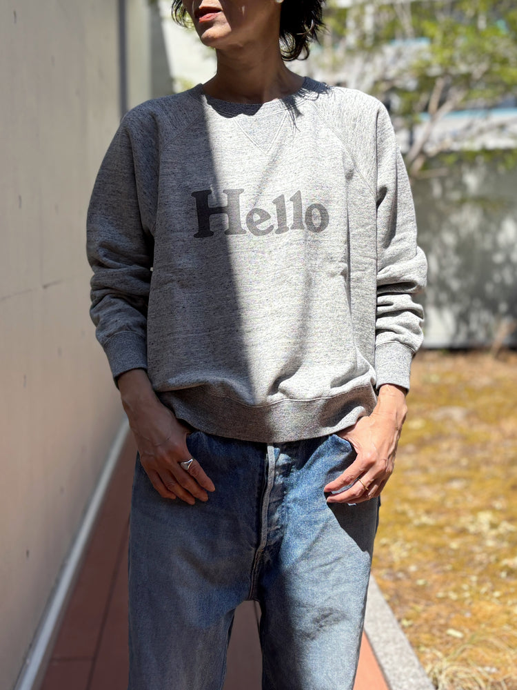 MADISONBLUE / HELLO SWEAT L/S URAKE / LT.GRAY / MB264-7010