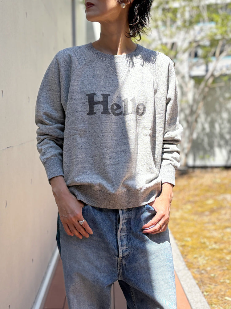 MADISONBLUE / HELLO SWEAT L/S URAKE / LT.GRAY / MB264-7010