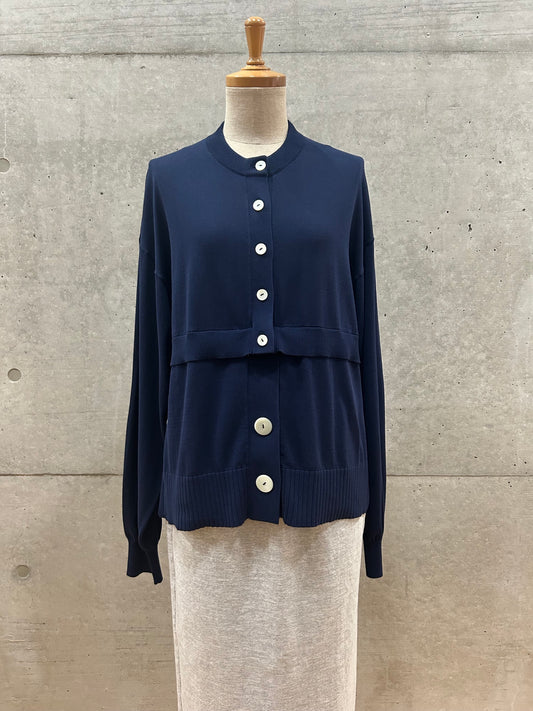 någonstans / crew neck cardigan / Space / 470IA470-0491