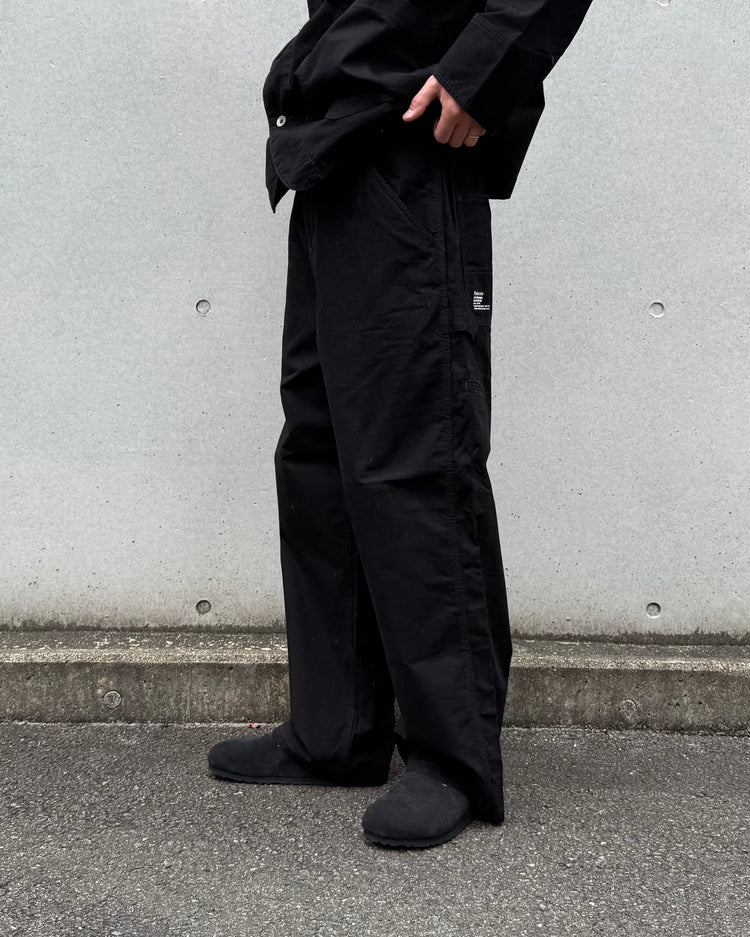 Fresh Service / COTTON CANVAS PAINTER PANTS / BLACK / FSC263-40033