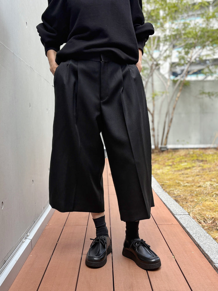 BOWTE / BLUE FACED LEICESTER DOSKIN TUXEDO TROUSERS / BLACK / 262-04-0006