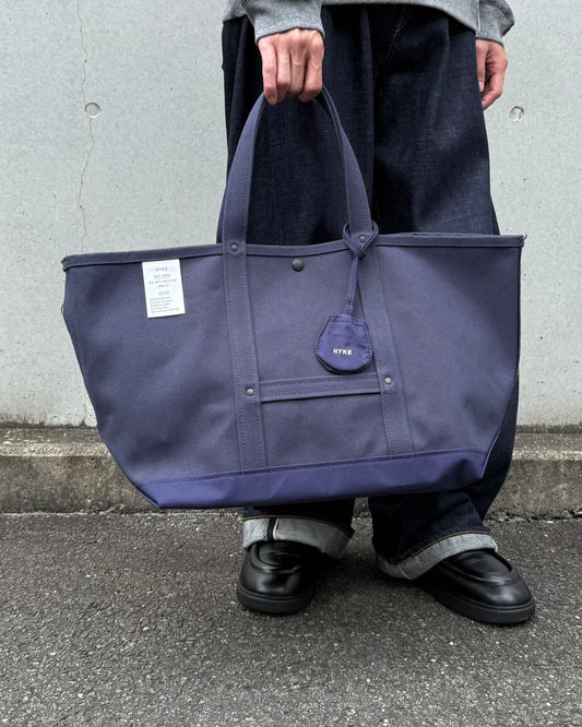 HYKE / TOTE BAG ( LARGE ) / NAVY / 19364