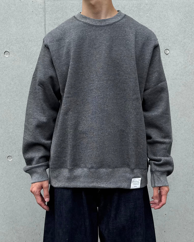 HYKE / SWEAT SHIRT / CHARCOAL / 12448