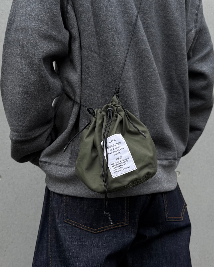 HYKE / SHOULDER POUCH / OLIVE DRAB / 19380