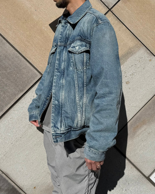 nonnative / TRUCKER BLOUSON COTTON 11.5oz DENIM VW LIGHT WITH WINDSTOPPER® / INDIGO / NN-J4803