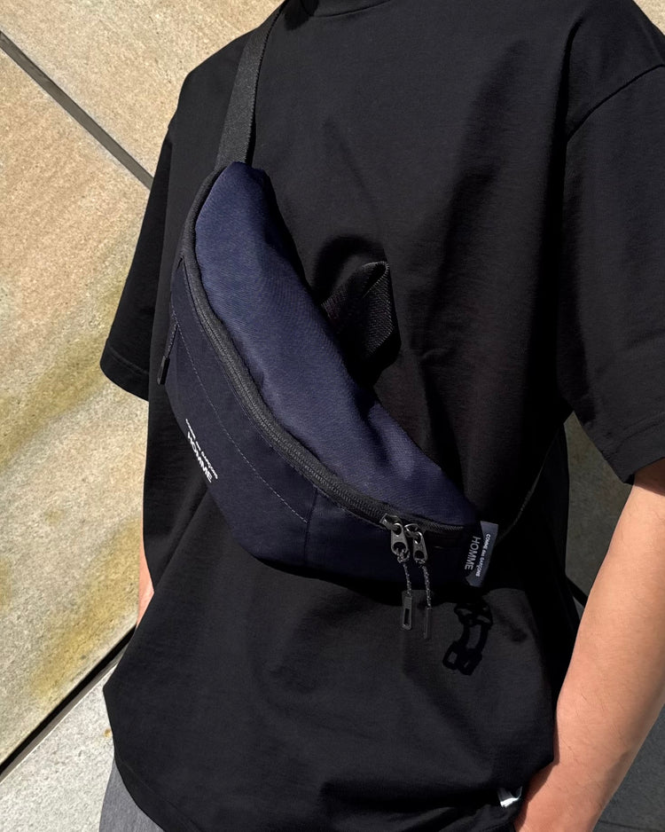 COMME des GARCONS HOMME / WAIST BAG / NAVY / HQ-K291-051-1-2