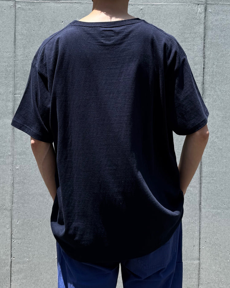 BEDWIN & THE HEARTBREAKERS / VELVA SHEEN Ex.S/S POCKET TEE "PIERCE"・NAVY・25SB2201