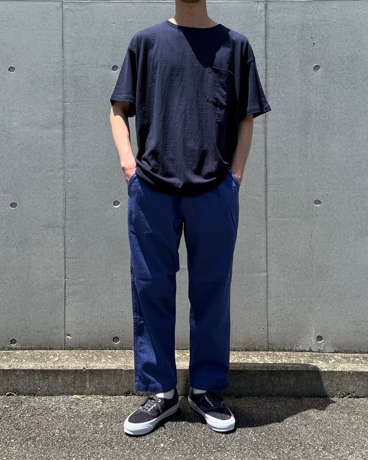 BEDWIN & THE HEARTBREAKERS / COTTON WORK PANTS "CHRISTOPH"・BLUE・25SB4739