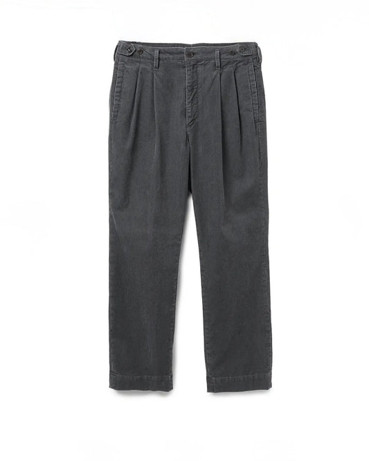 nonnative / OFFICER CHINO TROUSERS COTTON CORD SULFUR DYE / GRAY / NN-P4712