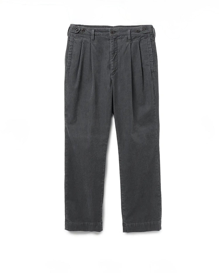 nonnative / OFFICER CHINO TROUSERS COTTON CORD SULFUR DYE / GRAY / NN-P4712