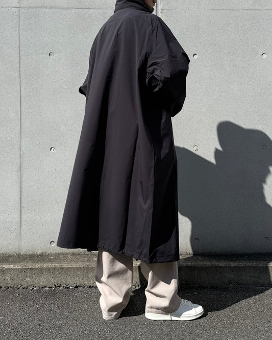 HYKE / PERTEX® DESERT STORM COAT / BLACK / 17571