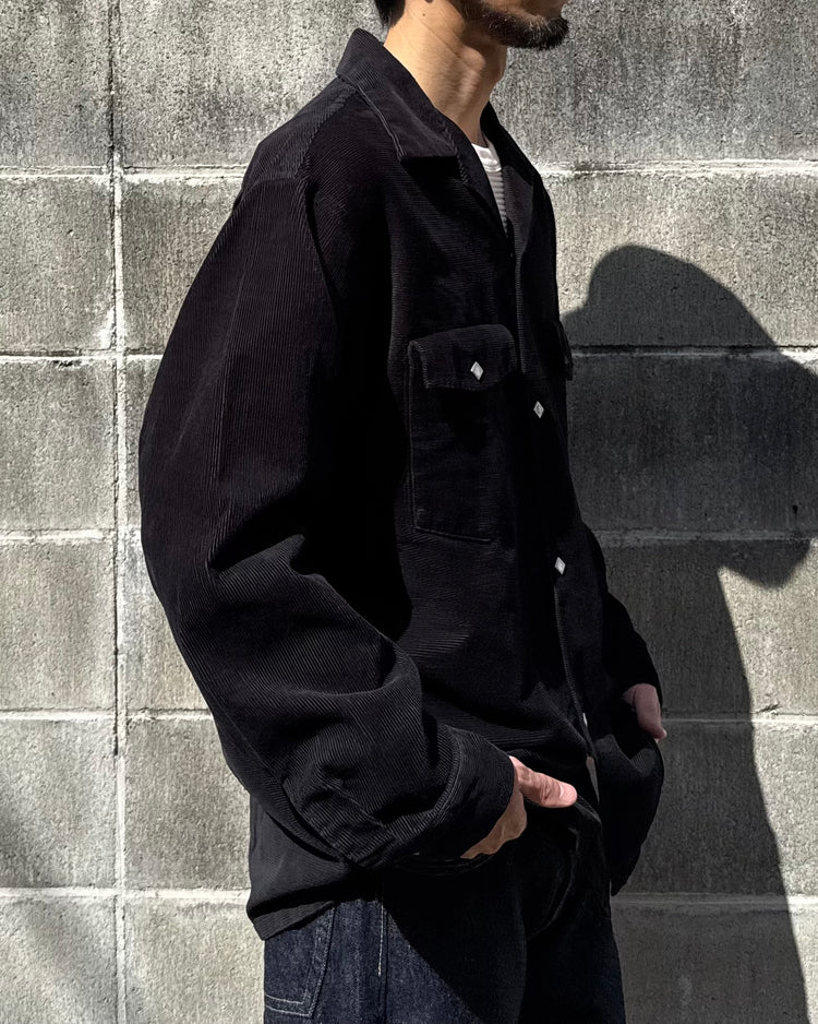 MASSES / WESTERN CORDUROY SHIRT / BLACK