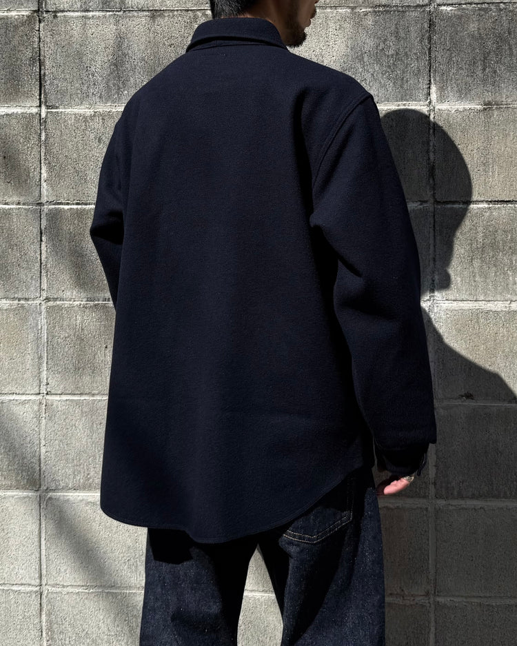 MASSES / MELTON CPO JKT / NAVY