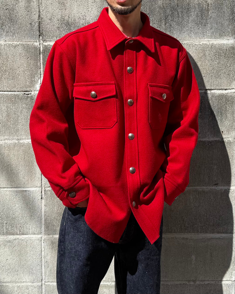 MASSES / MELTON CPO JKT / RED