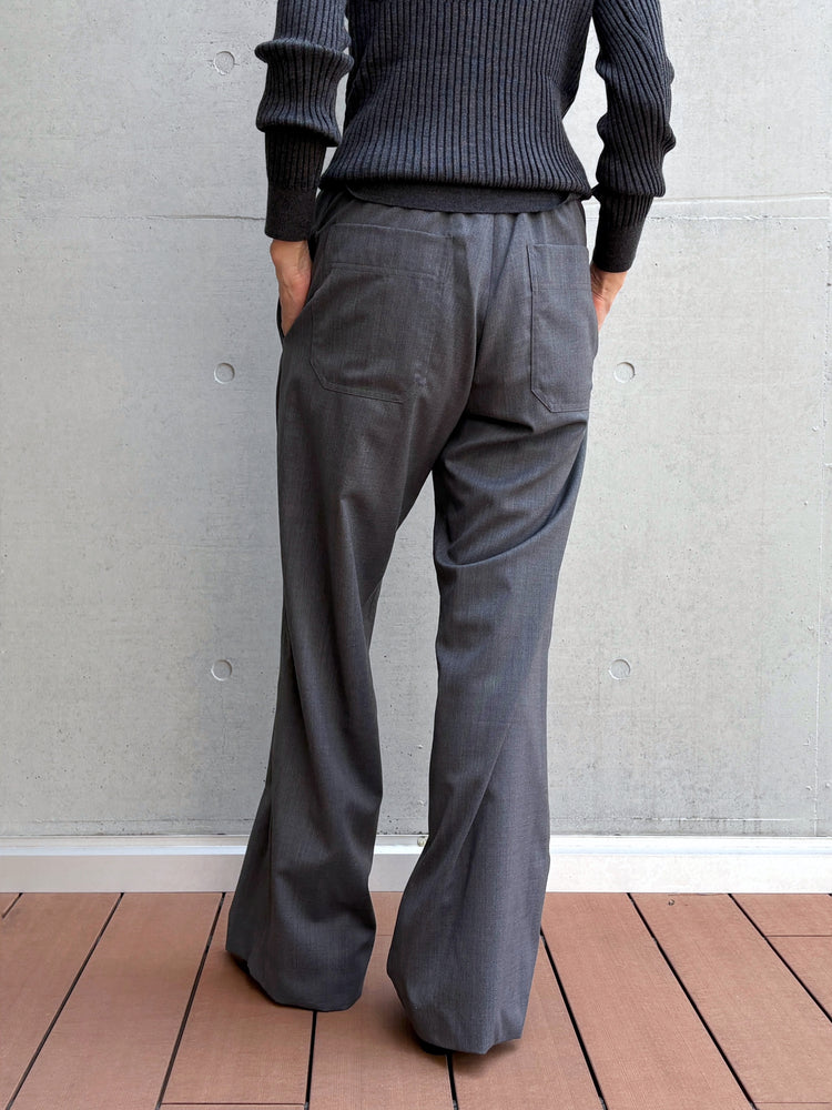 CINOH / TWILL RELAXED PANTS / GRAY / E-60-002