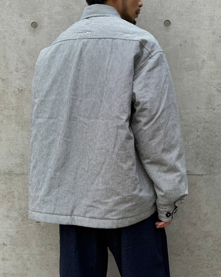 DESCENDANT / CRA90 HICKORY STRIPE JACKET POST O'ALLS / NAVY STRIPE / 252PODS-JKM01