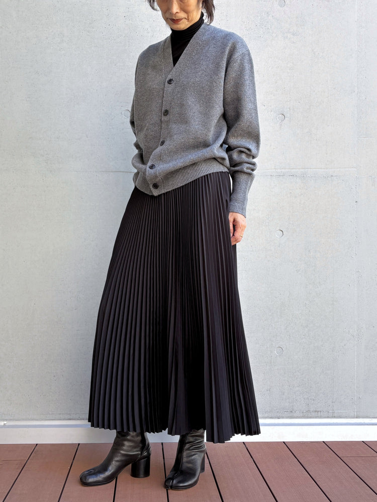 HYKE / LAMBSWOOL CARDIGAN / TOP GRAY / 11430 /