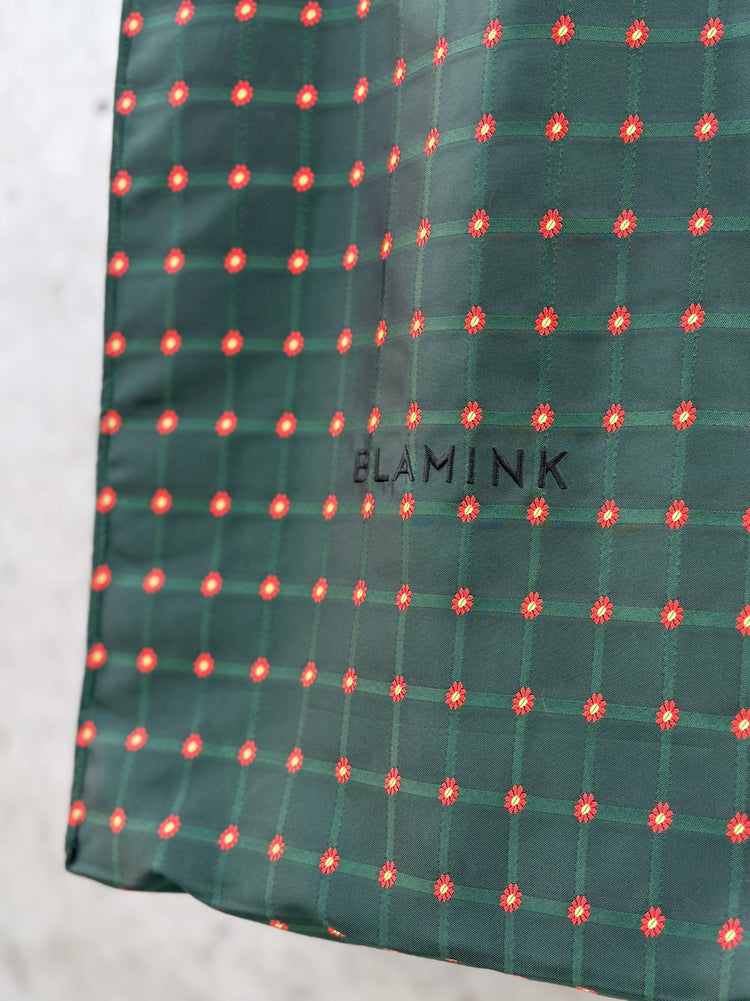 BLAMINK / BLMK フラワージャガードトートバッグ / OLIVE / 79322000011
