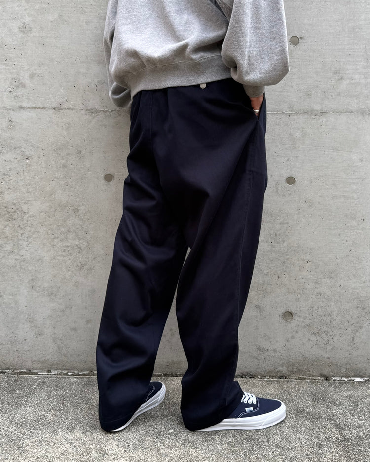 DESCENDANT / SHORE TWILL BEACH TROUSERS / NAVY / 252CPDS-PTM02