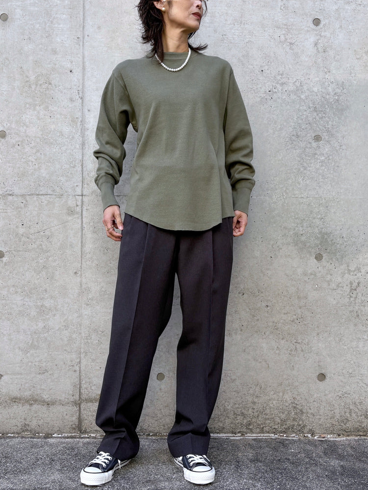THE SHINZONE / MILITARY PULLOVER / KHAKI / 21SMSCU02