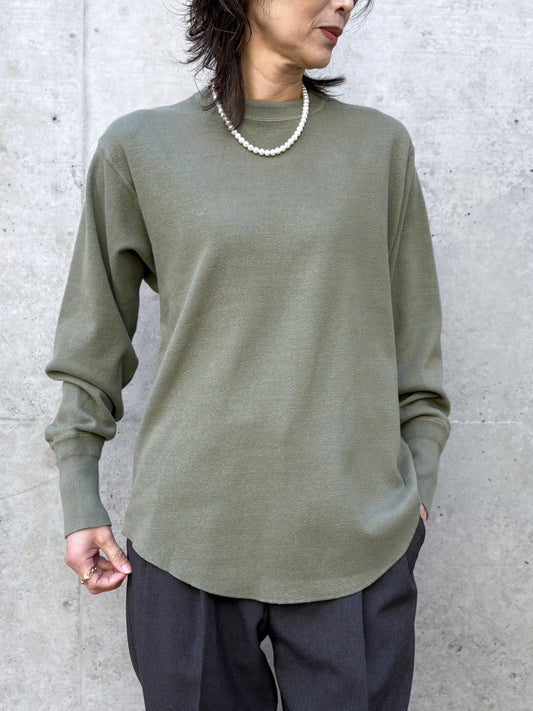 THE SHINZONE / MILITARY PULLOVER / KHAKI / 21SMSCU02