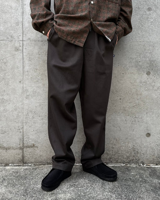 DESCENDANT / SHORE TWILL BEACH TROUSERS / CHARCOAL / 252CPDS-PTM02