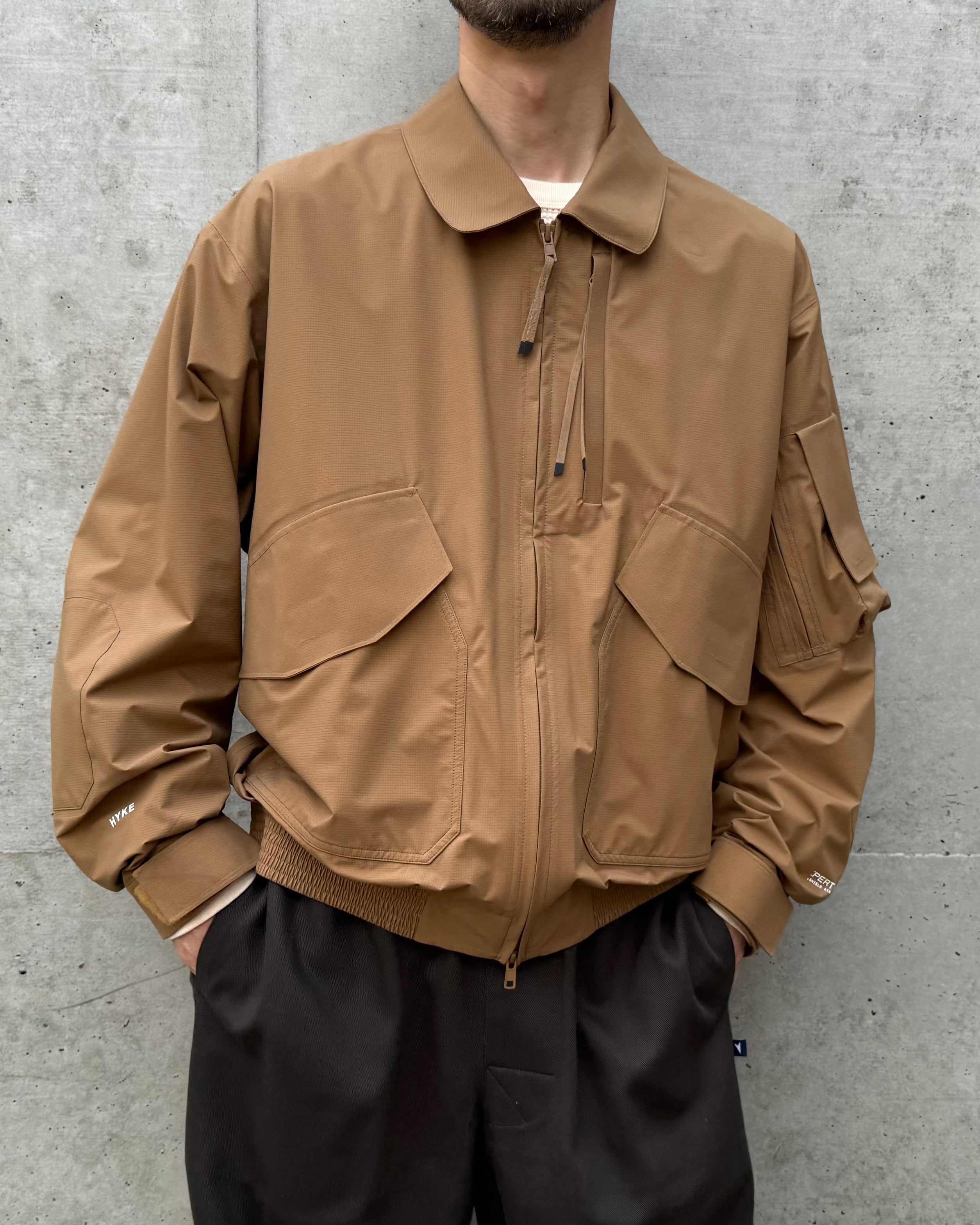 Hyke Pertex CWU-106 パーテックス ジャケット HYKE / PERTEX®️ TYPE CWU-106/P JACKET / COYOTE BROWN / 17555