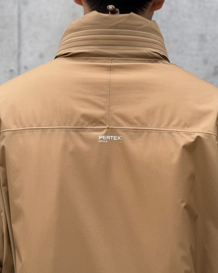 HYKE / PERTEX®️ PUFF JACKET / COYOTE BROWN / 17543