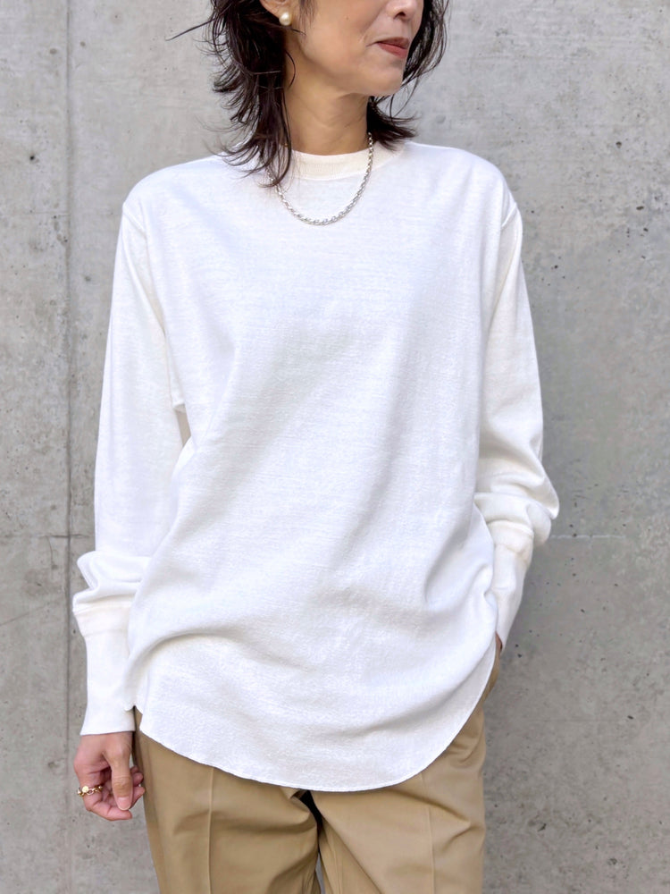 THE SHINZONE / MILITARY PULLOVER / WHITE / 21SMSCU02