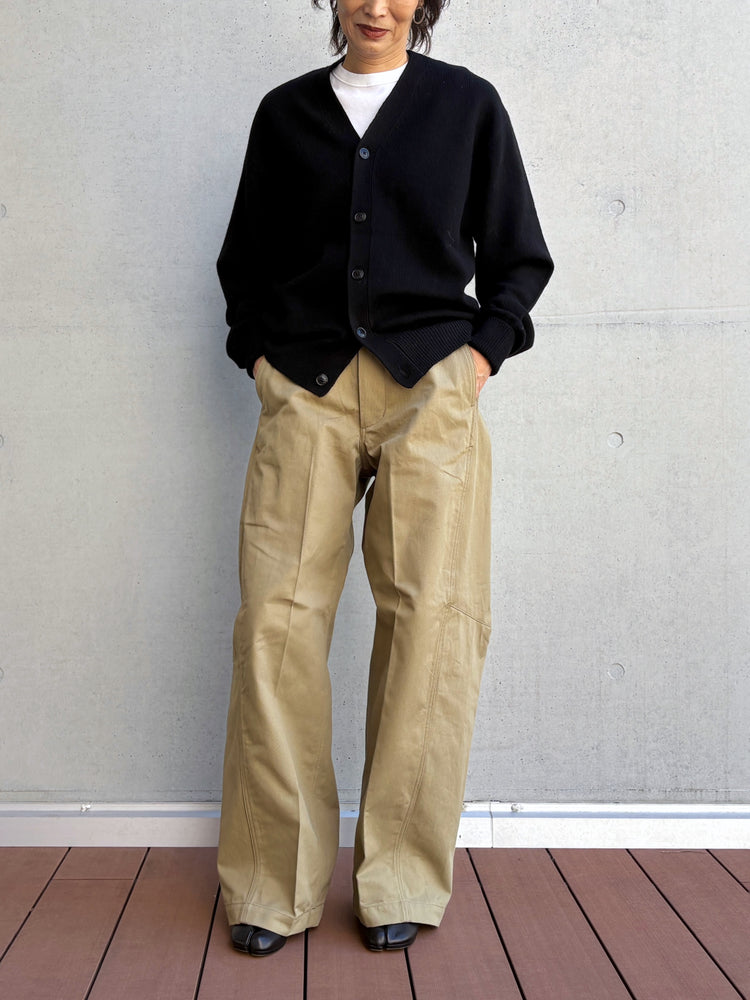 HYKE / LAMBSWOOL CARDIGAN / BLACK / 11430 /