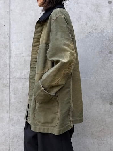 BOWTE / MOLESKIN GERMANY VINTAGE WORK INSPIRED COVERALL / MOKA / 252-06-0007