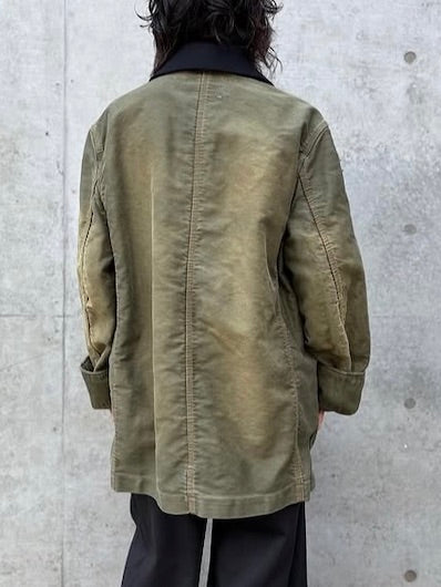 BOWTE / MOLESKIN GERMANY VINTAGE WORK INSPIRED COVERALL / MOKA / 252-06-0007