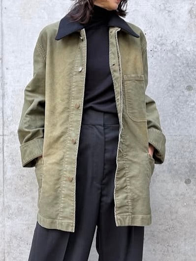 BOWTE / MOLESKIN GERMANY VINTAGE WORK INSPIRED COVERALL / MOKA / 252-06-0007