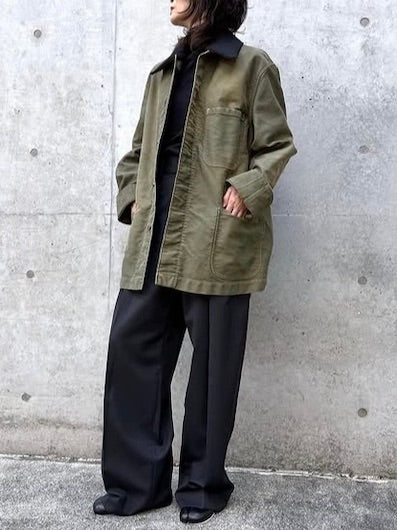 BOWTE / MOLESKIN GERMANY VINTAGE WORK INSPIRED COVERALL / MOKA / 252-06-0007