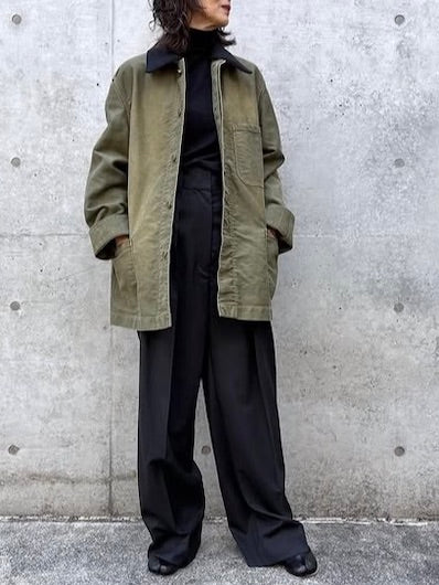 BOWTE / MOLESKIN GERMANY VINTAGE WORK INSPIRED COVERALL / MOKA / 252-06-0007