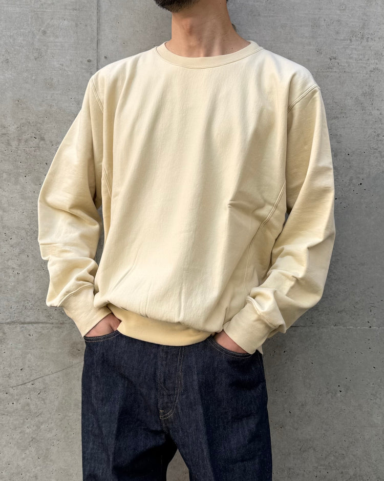 AURALEE / ELASTIC HIGH GAUGE SWEAT P/O / IVORY BEIGE / A26SP02NU