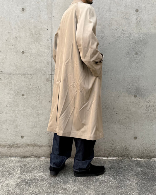 AURALEE / LIGHT WOOL MAX GABADINE COAT / KHAKI BEIGE / A26SC01MG