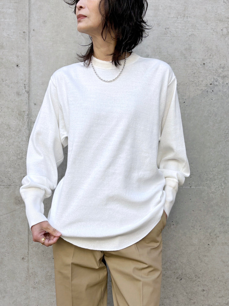 THE SHINZONE / MILITARY PULLOVER / WHITE / 21SMSCU02