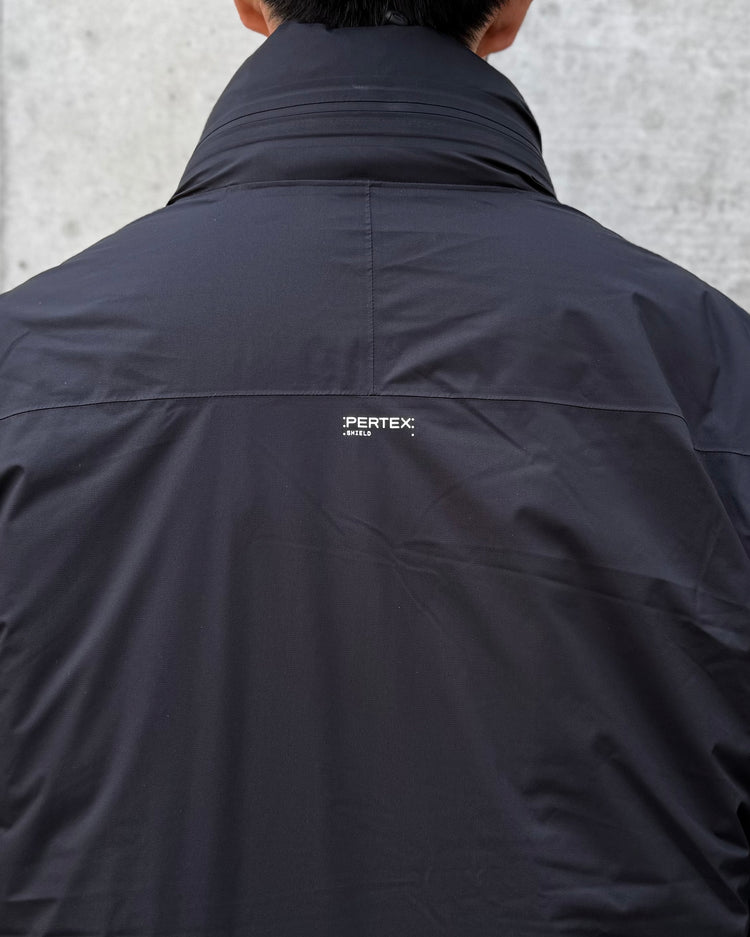HYKE / PERTEX®️ PUFF PARKA / BLACK / 17542