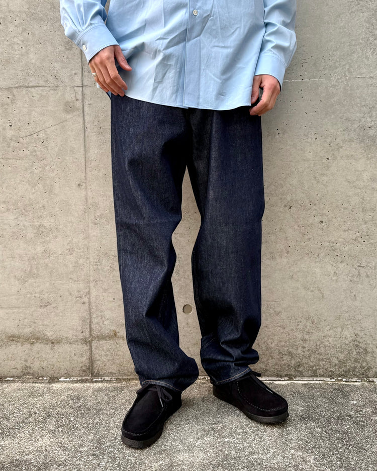 AURALEE / HARD TWIST DENIM WIDE PANTS / INDIGO / A00P03DM