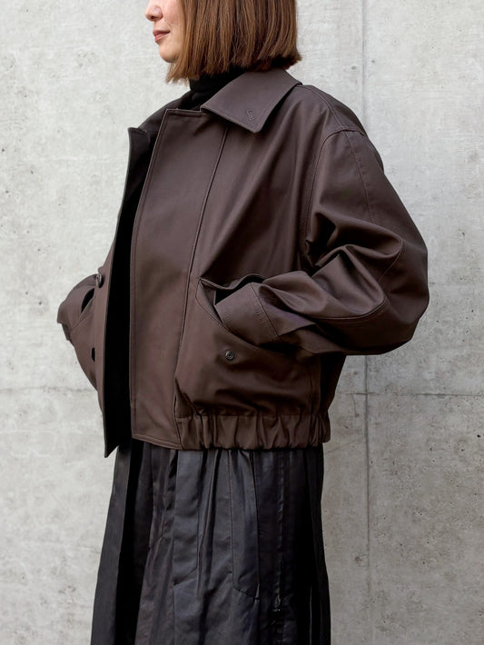 LEMAIRE / ショートブルゾン / CHOCOLATE / CO1113 LF1116