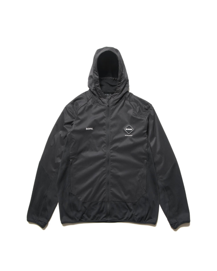 F.C.Real Bristol / GRID FLEECE HYBRID HOODIE / BLACK / FCRB-252039