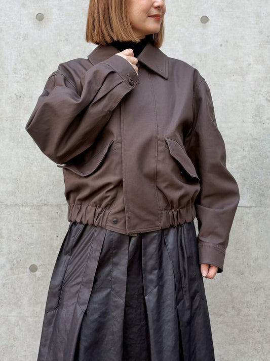 LEMAIRE / ショートブルゾン / CHOCOLATE / CO1113 LF1116